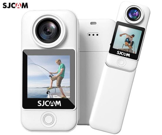 SJCAM C300 sportska kamera, 4K UHD, 6-osna stabilizacija, dvostruki WIFI, bijela
