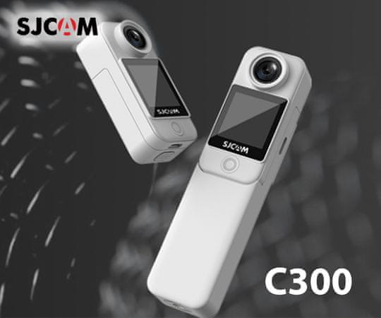 Sjcam C300 športna kamera, 4K UHD, 6-Axis stabilizacija, Dual WIFI, bela