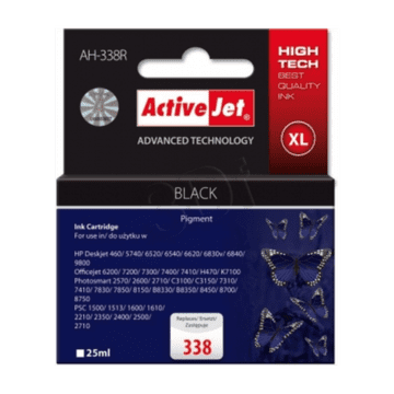 ActiveJet Crna tinta HP C8765EE 338