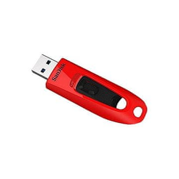 SanDisk 64GB Ultra USB 3.0 memorijski stick - crveni