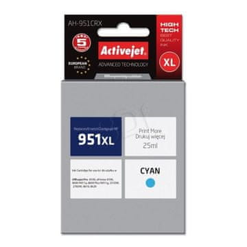 ActiveJet Cyan tinte HP CN046AE 951XL