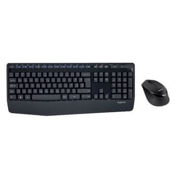 Logitech Tipkovnica +MIŠ Bežična Desktop MK345 Combo, HR gravura