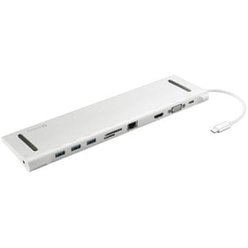 Sandberg USB-C 10 u 1 Docking Station priključna stanica za prijenosnike