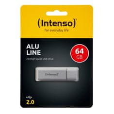 Intenso 64GB Alu Line USB 2.0 USB flash drive - Srebrna
