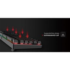 Havit Gamenote USB mehanička tipkovnica HV-KB498L - HR znakovi