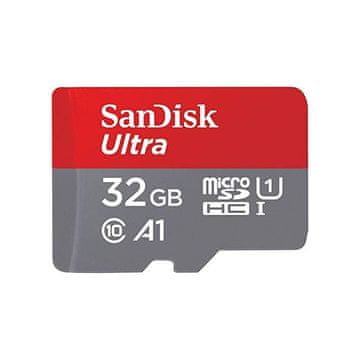 SanDisk Ultra microSDHC 32GB + SD Adapter 120MB/s A1 Klasa 10 UHS-I