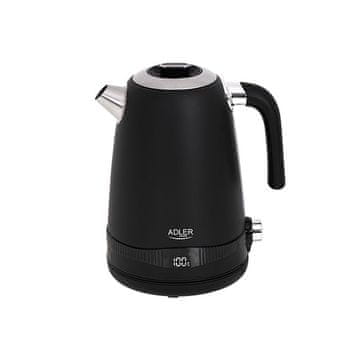 Adler Grijač vode 1,7L s LCD zaslonom/postavljanjem temperature crni AD1295b