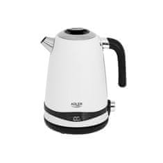 Adler Grijač vode 1,7L s LCD zaslonom/postavka temperature bijeli AD1295w