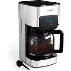 VonShef 1.5L aparat za kavu s filtrima od nehrđajućeg čelika