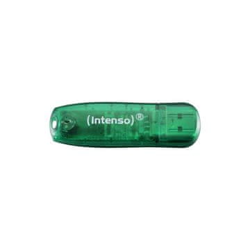 Intenso 8GB Rainbow Line USB 2.0 USB stick - Zeleno