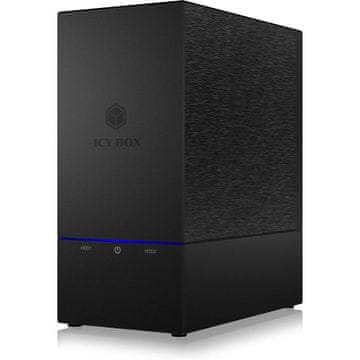 IcyBox IB-RD3621-C31 vanjsko RAID kućište za 2 3,5" ili 2,5" HDD i SSD diskova