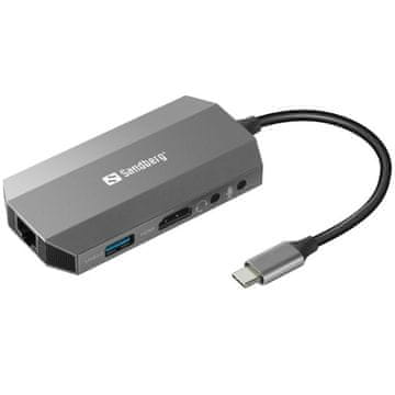 Sandberg USB-C 6 u 1 Putna Stanica