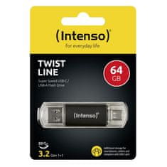 Intenso 64GB Twist Line USB 3.2 / USB-C USB stick