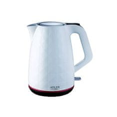 Adler Grijač vode 1,7L 2200W bijeli plastični
