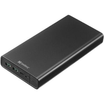 Sandberg Powerbank USB-C PD 127W 40000 mAh prijenosna baterija