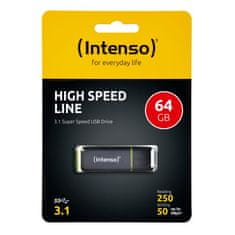 Intenso 64GB High Speed Line 250/50 MB/s USB 3.1 memorijski ključek
