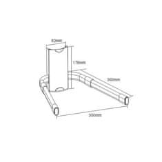 VonHaus Plutajuća polica kao dodatak zidnom televizoru