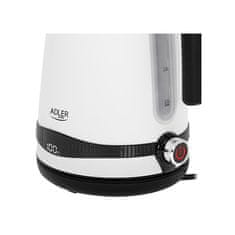 Adler Grijač vode 1,7L s LCD zaslonom/postavka temperature bijeli AD1295w