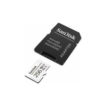 SanDisk 256GB High Endurance microSD Class 10 U3 V30 memorijska kartica s adapterom