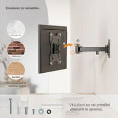 VonHaus 23-43 savitljivi nosač za TV/monitor do 35kg