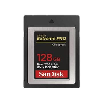 SanDisk Extreme PRO CFexpress Tip B, 128GB, 1700MB/s čitanje, 1200MB/s pisanje