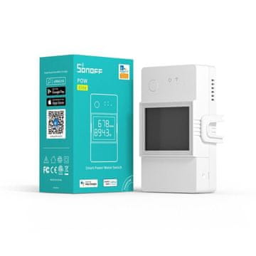 Sonoff POWR316D pametni prekidač, digitalni mjerač potrošnje s LCD-om, kompatibilan s Alexa/Google Home, 1