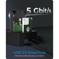 IcyBox IB-1232CL-U3 dok i klon postaja za 2,5" i 3,5"