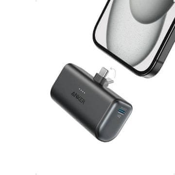 Anker Nano 5K powerbank, crni