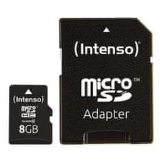 Intenso 8GB microSDHC Class 10 25MB/s memorijska kartica