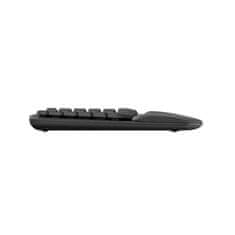 Logitech Bežična tipkovnica ergonomska Wave Keys crna SLO gravura