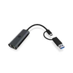 IcyBox IB-LAN301-C3 USB-A u USB-C mrežna kartica/adapter na 2.5 Gbit Ethernet