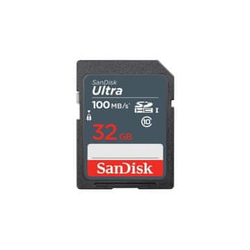 SanDisk Ultra 32GB SDHC C10, U1, Full HD, SD memorijska kartica 100MB/s