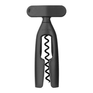 Brabantia Spiralni otvor za boce crni