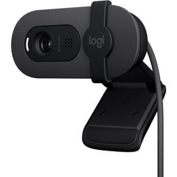 Logitech USB web kamera Brio 100, grafitna