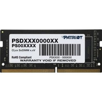 Patriot Signature Linija 4GB DDR4-2666 SODIMM PC4-21300 CL19, 1.2V