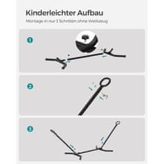 VASAGLE SONGMICS mreža s okvirom bež GHS001M01