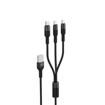 Havit Kabel za punjenje USB-A na Type C, Micro USB, Lightning, 1.2M