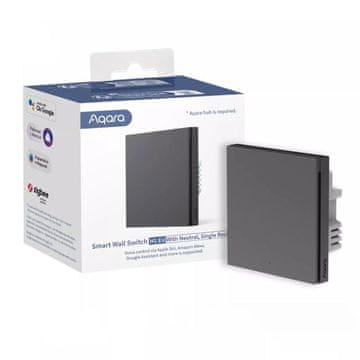 AQARA Neugodno stensko prekidač H1 EU s neutralnom žicom, WS-EUK03 SIVA