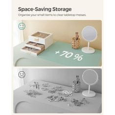 Songmics Kutija za nakit trostruka JBC239WT