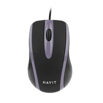 Havit USB optička miška MS753 - crna