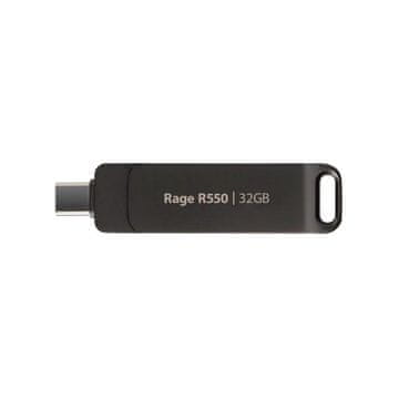 Patriot 32GB 100MB/s Rage R550 USB 3.2 + USB-C flash pogon