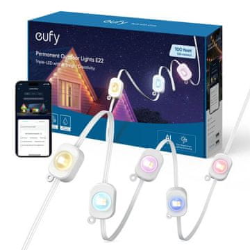 Anker Eufy E22 vanjske RGB lampice, 30m