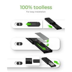 IcyBox IB-1807MT-C31 kućište za 1x M.2 NVMe SSD s USB-C 3.2 sučeljem i zaštitom od pisanja