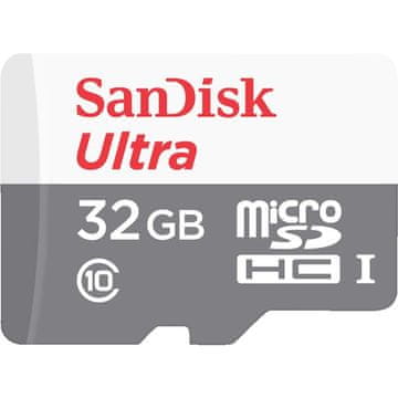 SanDisk Ultra microSDXC 32GB + SD adapter 100MB/s Klasa 10 UHS-I