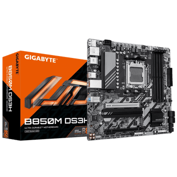 Gigabyte B850M DS3H, DDR5, SATA3, USB3.2Gen2, DP, 2.5GbE, AM5 mATX