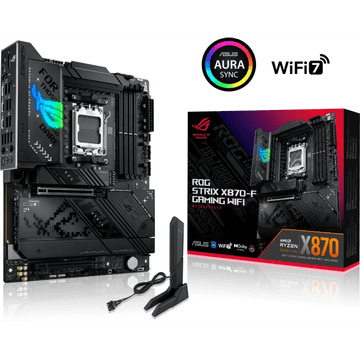 ASUS ROG STRIX X870-F GAMING WIFI, DDR5, SATA3, USB3.2Gen2x2, DP, 2.5GbE, WiFi 7, AM5 ATX