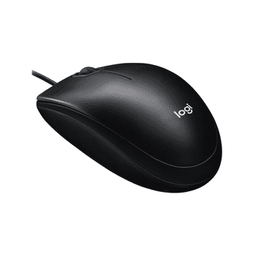 Logitech M100 optička miš, crna