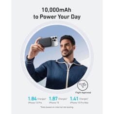 Anker MagGo 10K Slim bežični powerbank, crni