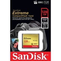 SanDisk 128GB Extreme CompactFlash kartica UDMA 7 VPG-20 memorijska kartica