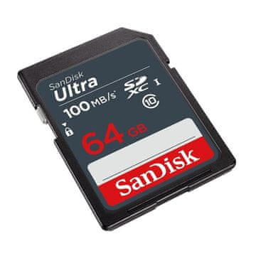SanDisk Ultra 64GB SDXC memorijska kartica 100MB/s